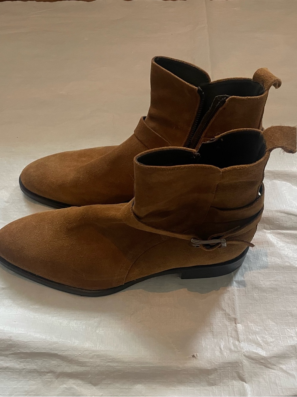 .NRT. Costom suede ankle boots 1 of 1